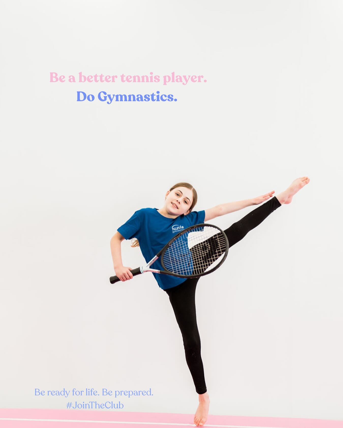Be a better athlete. Do gymnastics. 
Want to be a better athlete? Start with gymnastics. 🤸♀️⚽🏀
Balance, coordination, strength, flexibility. Gymnastics builds the foundation for every sport.
From quicker footwork on the field to sharper focus under pressure.