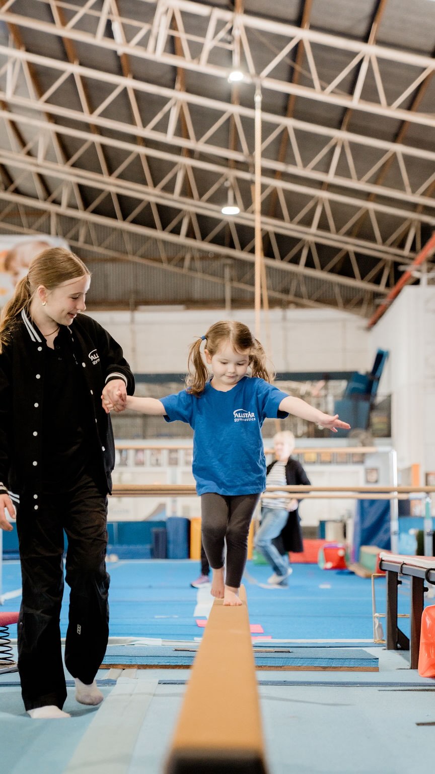 Gym fundamentals is perfect place to jump, swing, climb and tumble! Kids work through four levels of skills to develop strength, balance, and coordination while having a blast! Sign ups open! #jointheclub #gymnastics